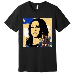 Im With Her Kamala Vote For 2024 President Kamala Harris Premium T-Shirt