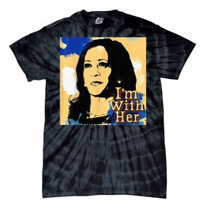 Im With Her Kamala Vote For 2024 President Kamala Harris Tie-Dye T-Shirt