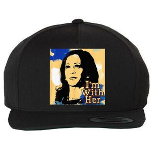 Im With Her Kamala Vote For 2024 President Kamala Harris Wool Snapback Cap