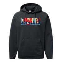 Im With Her Kamala Vote For 2024 President Kamala Harris Performance Fleece Hoodie