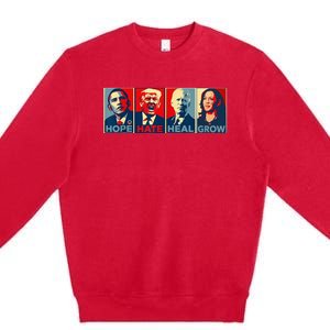 Im With Her Kamala Vote For 2024 President Kamala Harris Premium Crewneck Sweatshirt