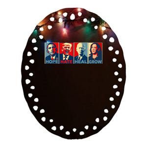 Im With Her Kamala Vote For 2024 President Kamala Harris Ceramic Oval Ornament