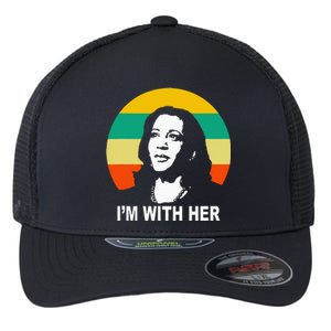 Im With Her Kamala Vote For 2024 President Kamala Harris Flexfit Unipanel Trucker Cap