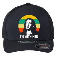 Im With Her Kamala Vote For 2024 President Kamala Harris Flexfit Unipanel Trucker Cap