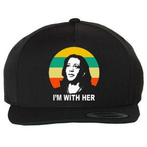 Im With Her Kamala Vote For 2024 President Kamala Harris Wool Snapback Cap