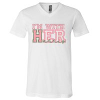 IM With Her Kamala Vote For 2024 President Kamalaharris V-Neck T-Shirt