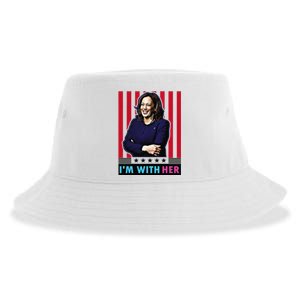 IM With Her Kamala Vote For 2024 President Kamalaharris Sustainable Bucket Hat