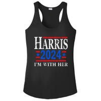 IM With Her Kamala Vote For 2024 President Kamala Harris Ladies PosiCharge Competitor Racerback Tank