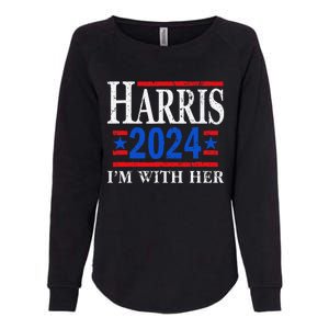 IM With Her Kamala Vote For 2024 President Kamala Harris Womens California Wash Sweatshirt