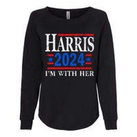 IM With Her Kamala Vote For 2024 President Kamala Harris Womens California Wash Sweatshirt