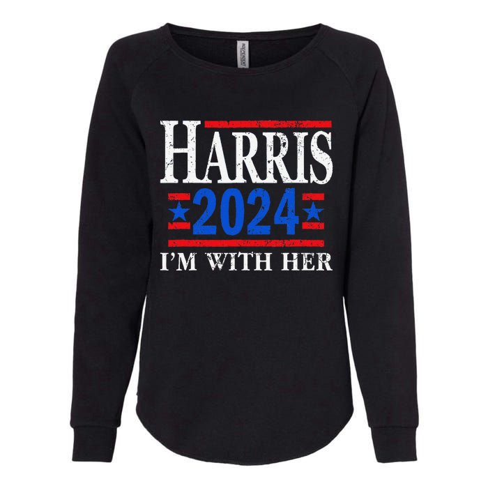 IM With Her Kamala Vote For 2024 President Kamala Harris Womens California Wash Sweatshirt