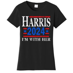 IM With Her Kamala Vote For 2024 President Kamala Harris Women's T-Shirt