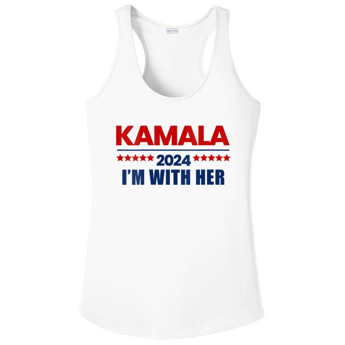 IM With Her Kamala Vote For 2024 President Kamala Harris Ladies PosiCharge Competitor Racerback Tank