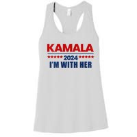 IM With Her Kamala Vote For 2024 President Kamala Harris Women's Racerback Tank