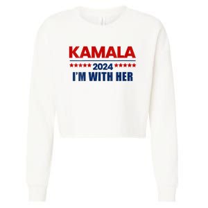 IM With Her Kamala Vote For 2024 President Kamala Harris Cropped Pullover Crew