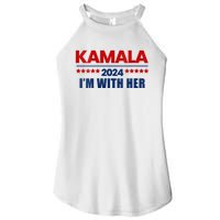 IM With Her Kamala Vote For 2024 President Kamala Harris Women's Perfect Tri Rocker Tank