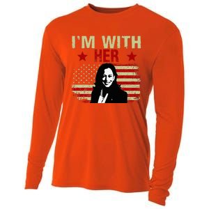 IM With Her Kamala Vote For 2024 President Kamala Harris Cooling Performance Long Sleeve Crew