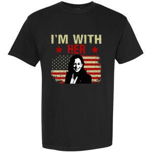 IM With Her Kamala Vote For 2024 President Kamala Harris Garment-Dyed Heavyweight T-Shirt