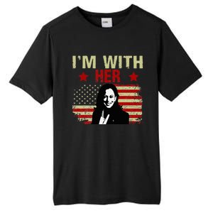 IM With Her Kamala Vote For 2024 President Kamala Harris Tall Fusion ChromaSoft Performance T-Shirt