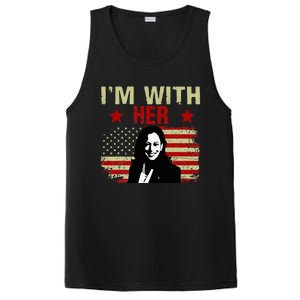 IM With Her Kamala Vote For 2024 President Kamala Harris PosiCharge Competitor Tank