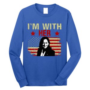 IM With Her Kamala Vote For 2024 President Kamala Harris Long Sleeve Shirt