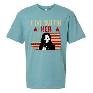 IM With Her Kamala Vote For 2024 President Kamala Harris Sueded Cloud Jersey T-Shirt