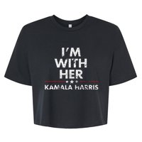 Im With Her Kamala Harris Bella+Canvas Jersey Crop Tee