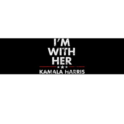 Im With Her Kamala Harris Bumper Sticker