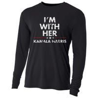 Im With Her Kamala Harris Cooling Performance Long Sleeve Crew