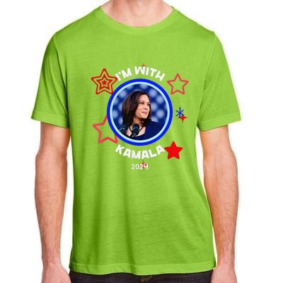 IM With Her Kamala Vote For 2024 President Kamala Harris Adult ChromaSoft Performance T-Shirt