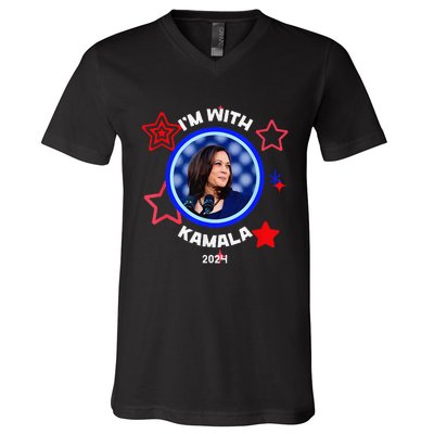 IM With Her Kamala Vote For 2024 President Kamala Harris V-Neck T-Shirt