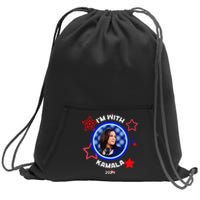 IM With Her Kamala Vote For 2024 President Kamala Harris Sweatshirt Cinch Pack Bag