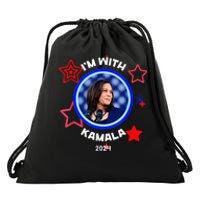 IM With Her Kamala Vote For 2024 President Kamala Harris Drawstring Bag