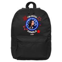 IM With Her Kamala Vote For 2024 President Kamala Harris 16 in Basic Backpack