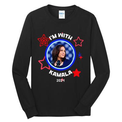 IM With Her Kamala Vote For 2024 President Kamala Harris Tall Long Sleeve T-Shirt