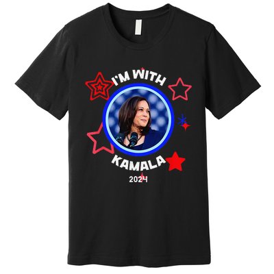 IM With Her Kamala Vote For 2024 President Kamala Harris Premium T-Shirt