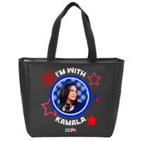 IM With Her Kamala Vote For 2024 President Kamala Harris Zip Tote Bag