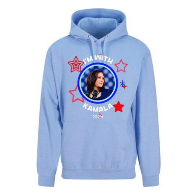 IM With Her Kamala Vote For 2024 President Kamala Harris Unisex Surf Hoodie