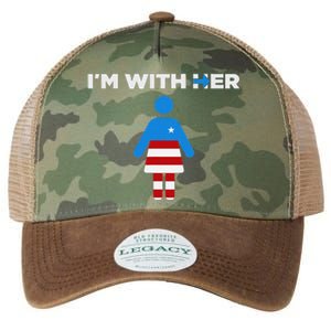 IM With Her Kamala Harris 2024 President Election Legacy Tie Dye Trucker Hat