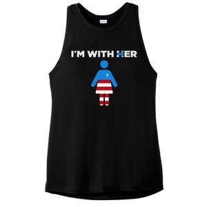 IM With Her Kamala Harris 2024 President Election Ladies PosiCharge Tri-Blend Wicking Tank