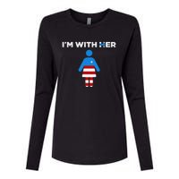 IM With Her Kamala Harris 2024 President Election Womens Cotton Relaxed Long Sleeve T-Shirt