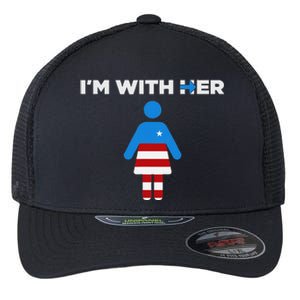 IM With Her Kamala Harris 2024 President Election Flexfit Unipanel Trucker Cap