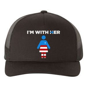 IM With Her Kamala Harris 2024 President Election Yupoong Adult 5-Panel Trucker Hat