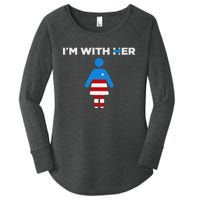 IM With Her Kamala Harris 2024 President Election Women's Perfect Tri Tunic Long Sleeve Shirt