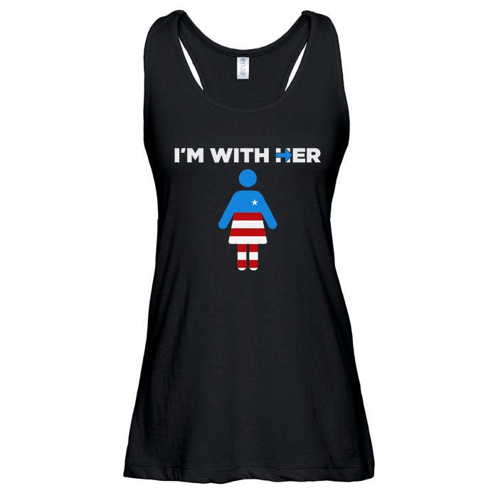 IM With Her Kamala Harris 2024 President Election Ladies Essential Flowy Tank