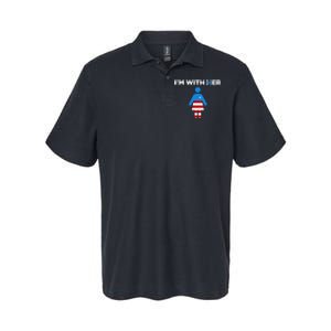 IM With Her Kamala Harris 2024 President Election Softstyle Adult Sport Polo