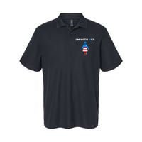 IM With Her Kamala Harris 2024 President Election Softstyle Adult Sport Polo