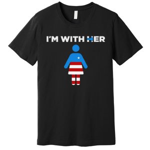 IM With Her Kamala Harris 2024 President Election Premium T-Shirt