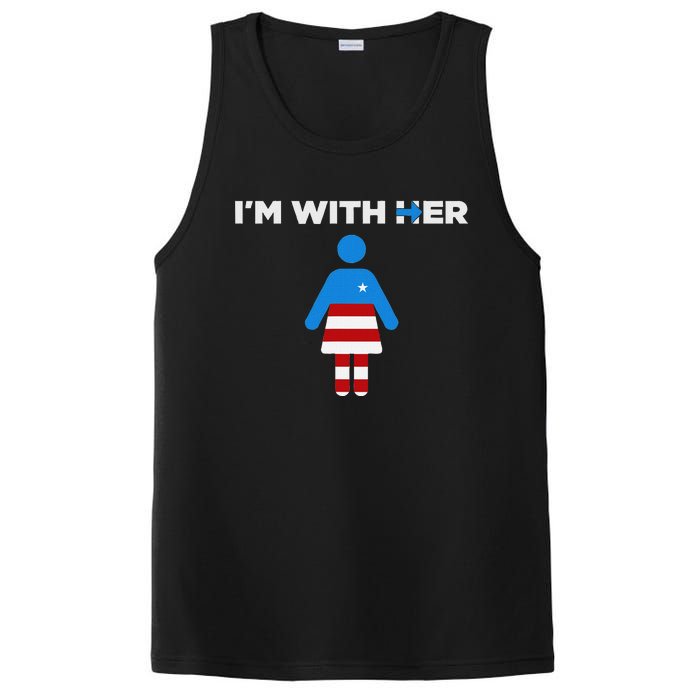 IM With Her Kamala Harris 2024 President Election PosiCharge Competitor Tank