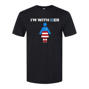 IM With Her Kamala Harris 2024 President Election Softstyle CVC T-Shirt